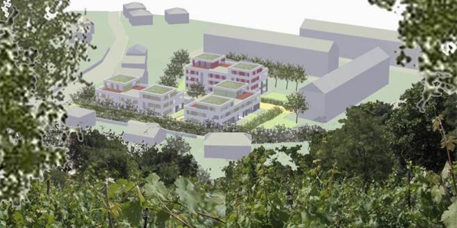 blick in das grundstück
