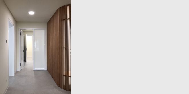 Ankleidezimmer, Paravent, Planung Inneneinrichtung