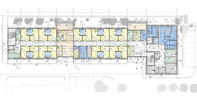 Fachpflegezentrum Altleuben - Grundriss EG
