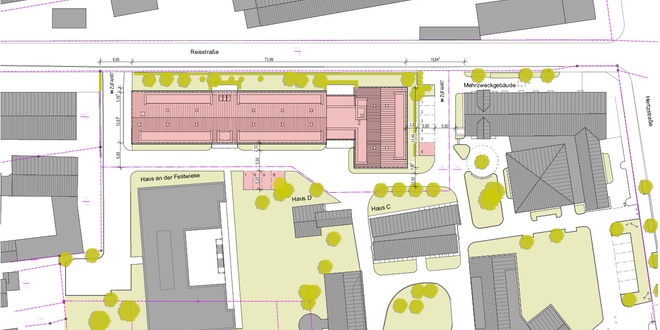 Fachpflegezentrum Altleuben - Lageplan